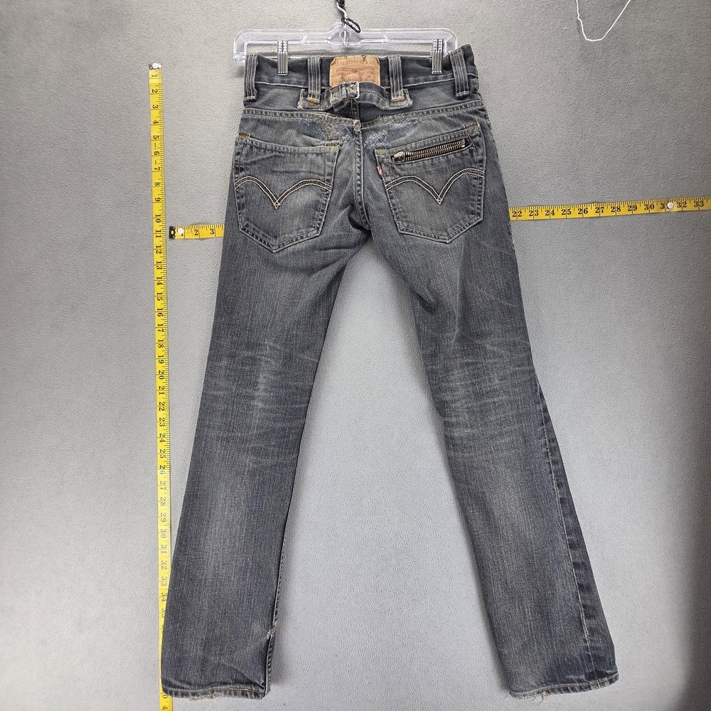 Vintage‎ Levis Engineered Jeans Womens Gray Buckle Back 511 Slim Fits 26x30